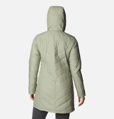 Women's Heavenly Long Hooded Jacket, Color: Safari