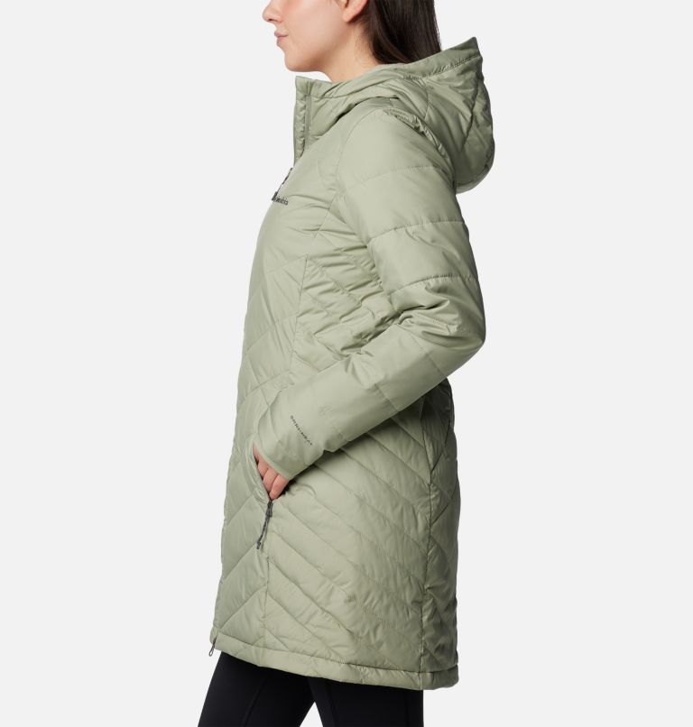 Women's Heavenly Long Hooded Jacket, Color: Safari, image 3