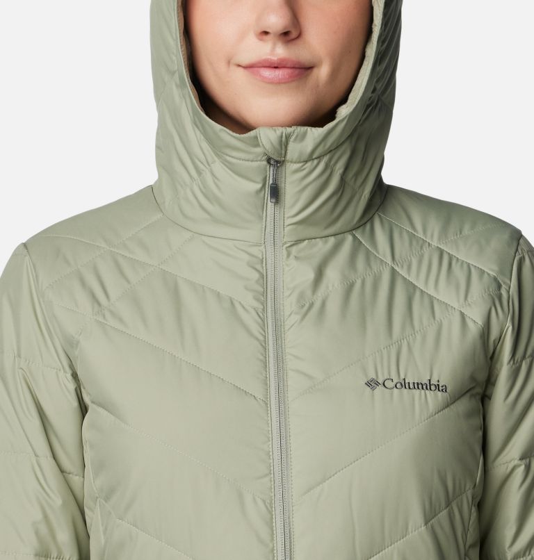 Women's Heavenly Long Hooded Jacket, Color: Safari, image 4
