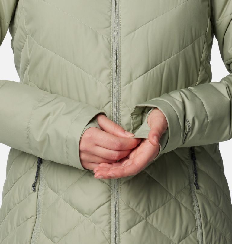 Women's Heavenly Long Hooded Jacket, Color: Safari, image 7