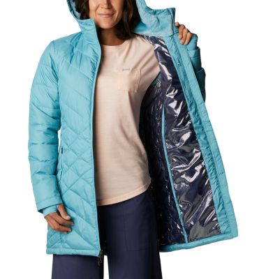 columbia long hooded jacket