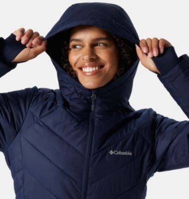 Columbia Heavenly - Giacca lunga con cappuccio, da donna | WhichOne