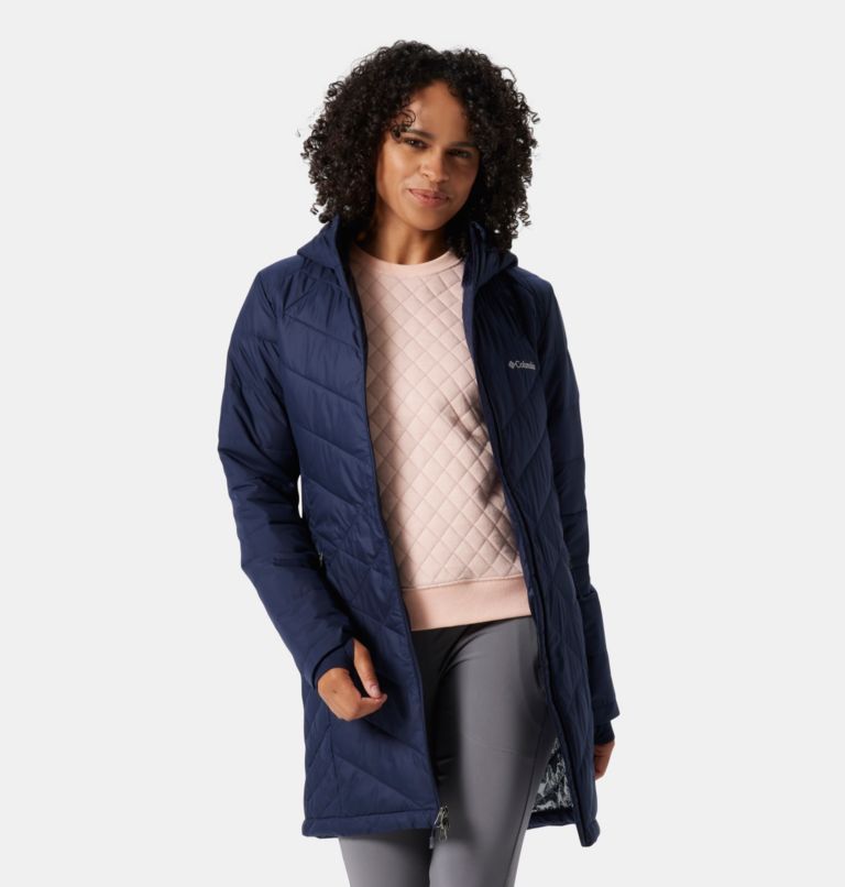 Heavenly long hooded jacket columbia sale