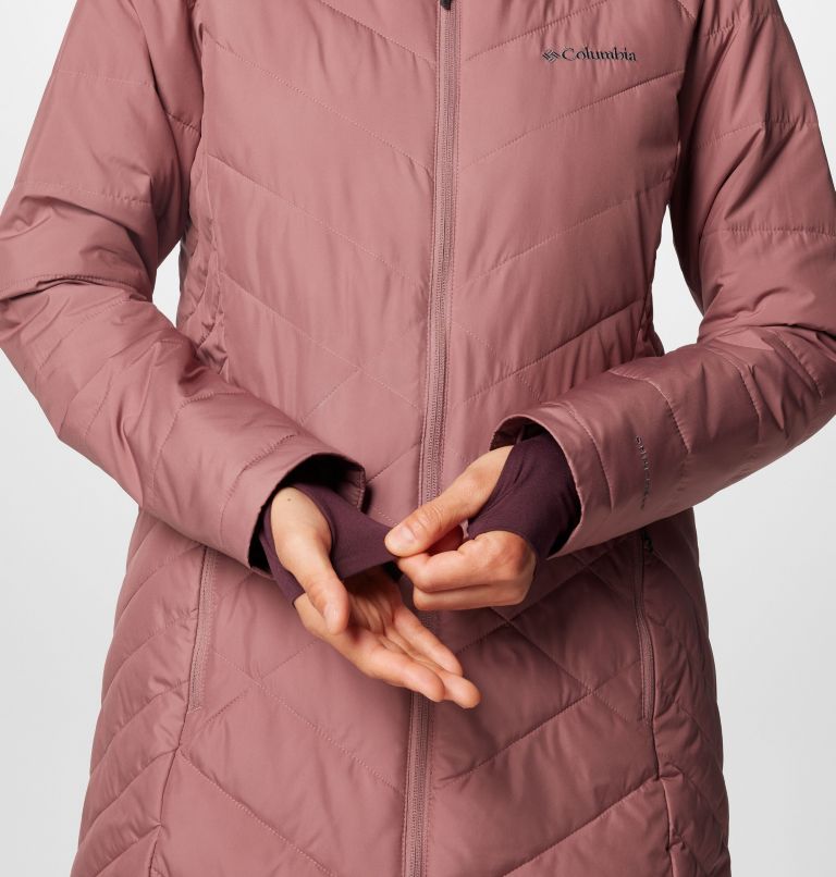 Columbia womens long hooded jacket best sale