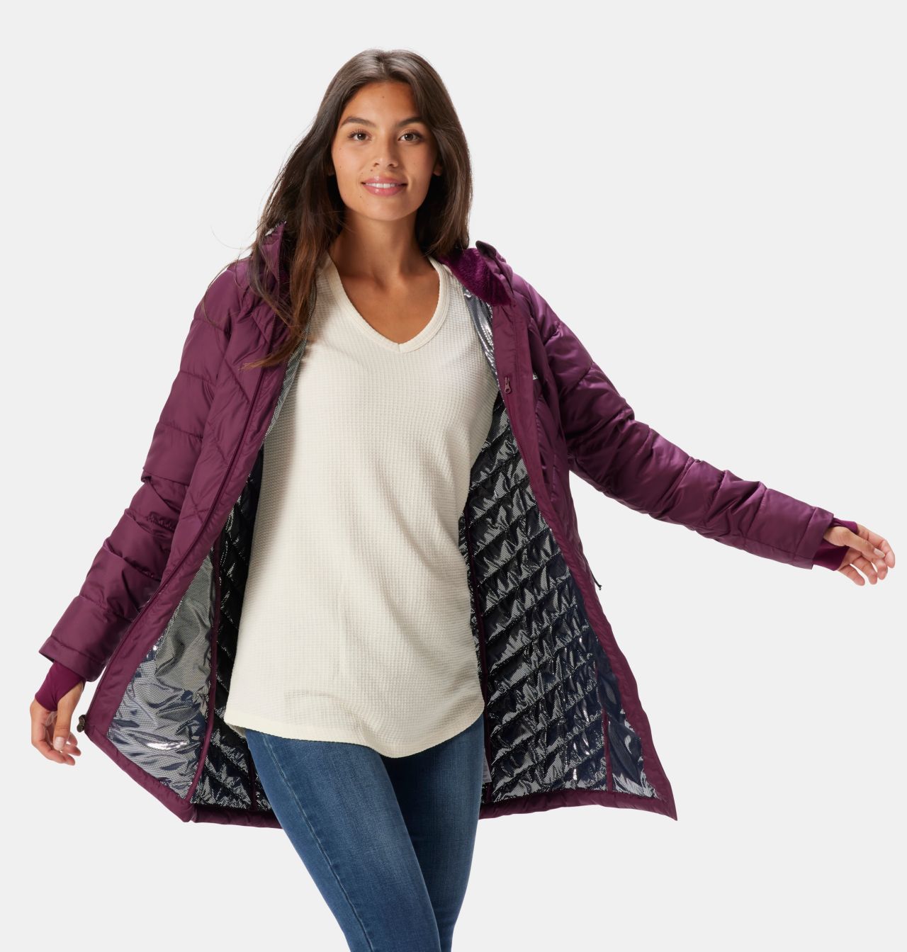 Women's Heavenly™ Long Hooded Jacket 5