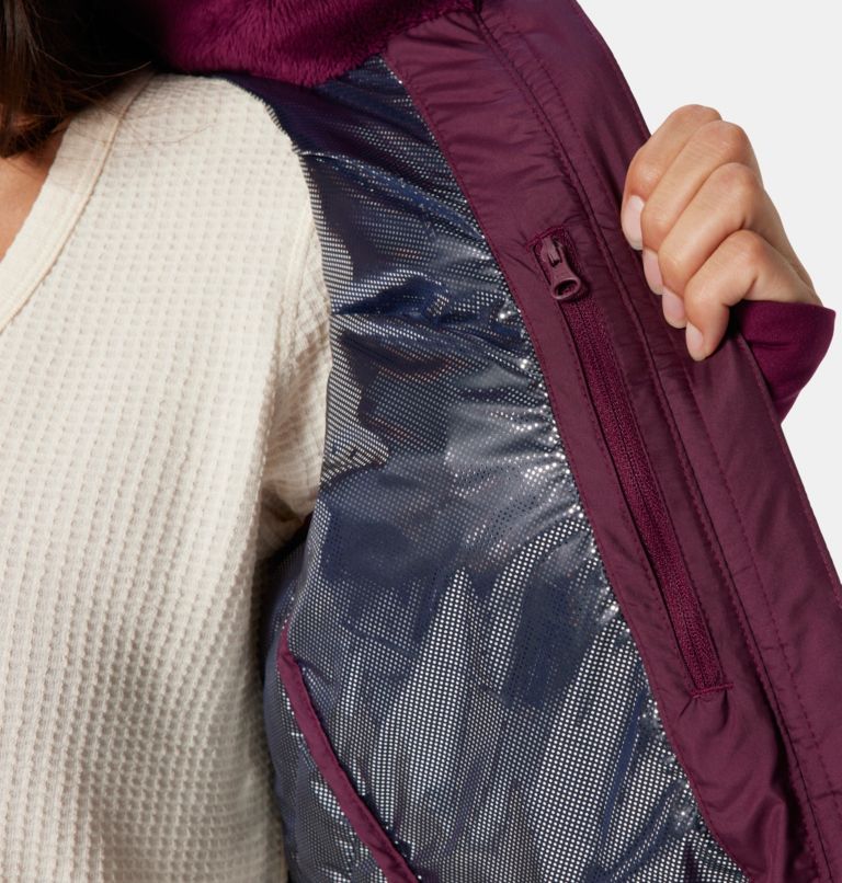 Heavenly Long Hdd Jacket | 616 | L, Color: Marionberry, image 7