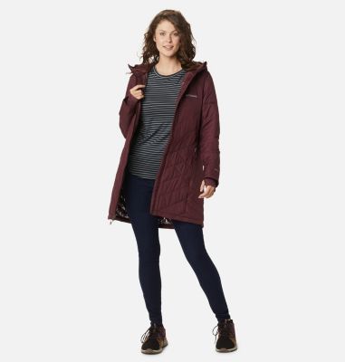 columbia heavenly long hooded coat