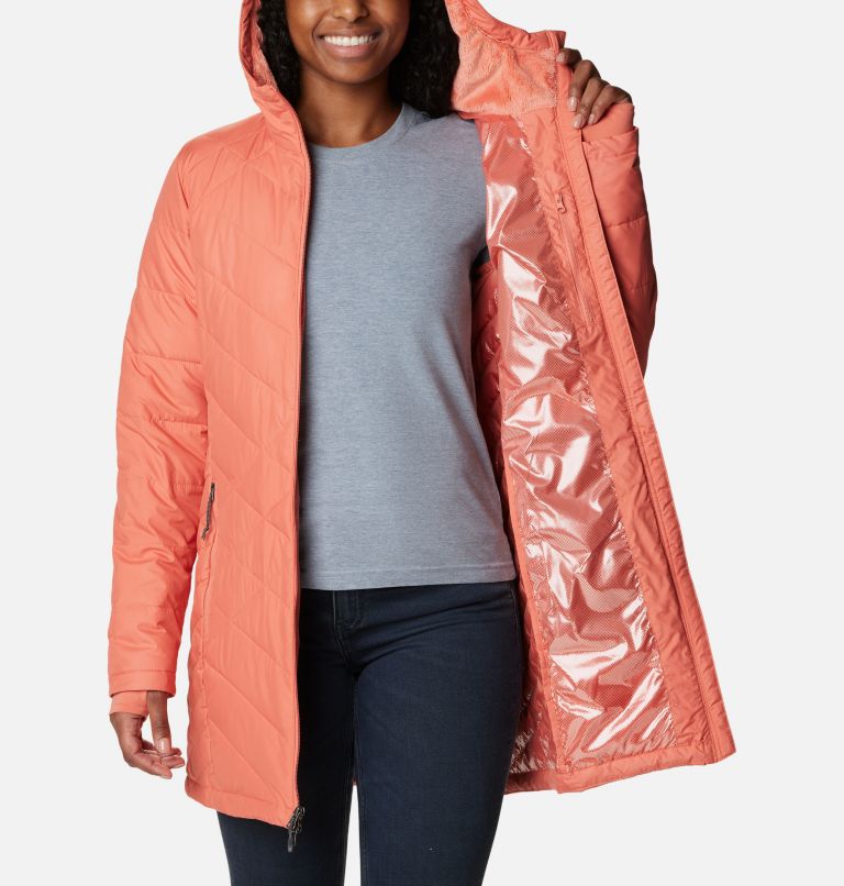 Columbia orange 2025 jacket women's