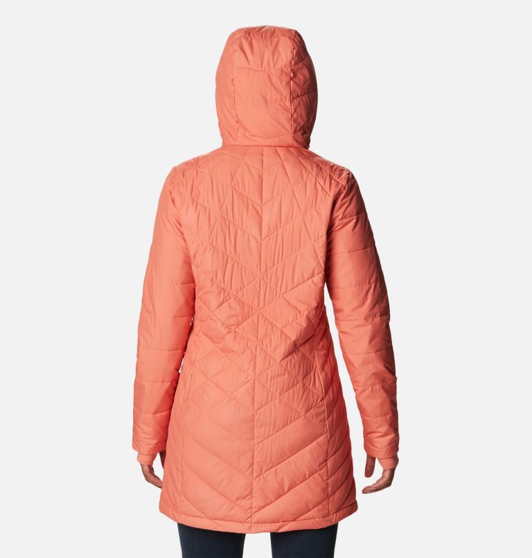 Columbia Plus Size Heavenly Long Hooded Jacket (Safari) Women's