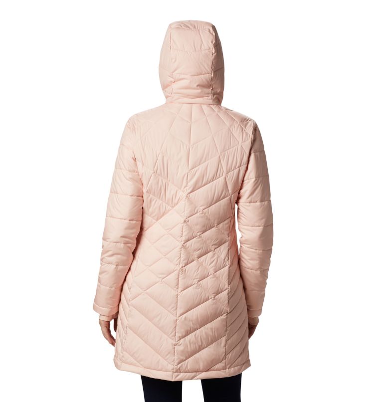 Women's Heavenly Long Hooded Jacket, Color: Peach Cloud, image 2