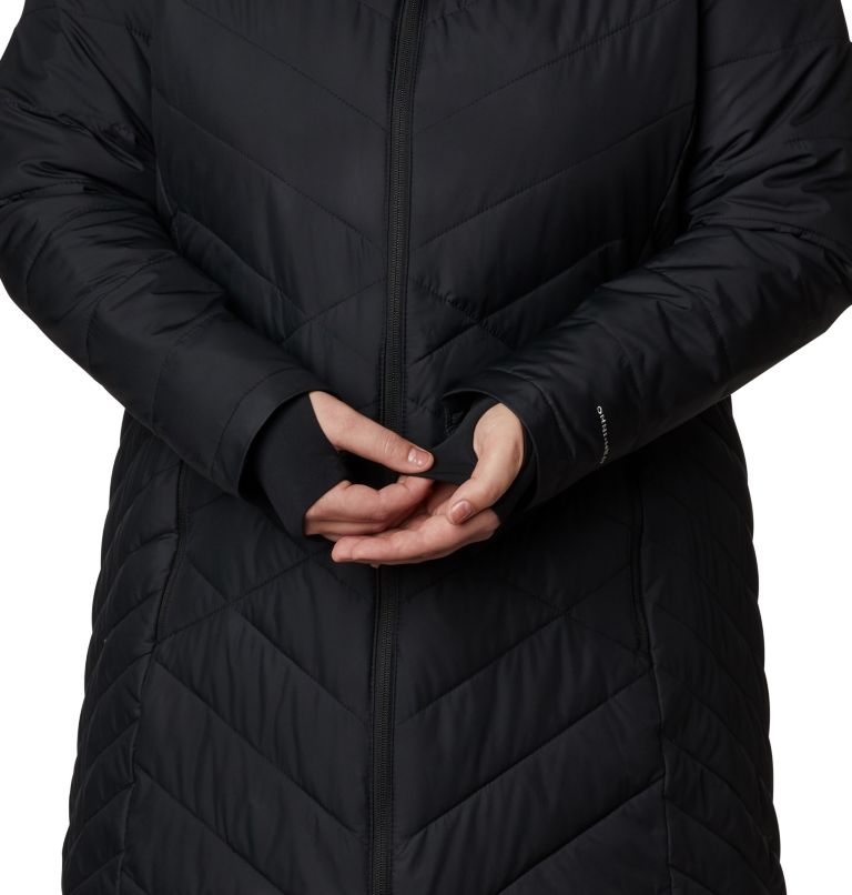Women's Heavenly Long Hooded Jacket - Plus Size, Color: Black, image 6