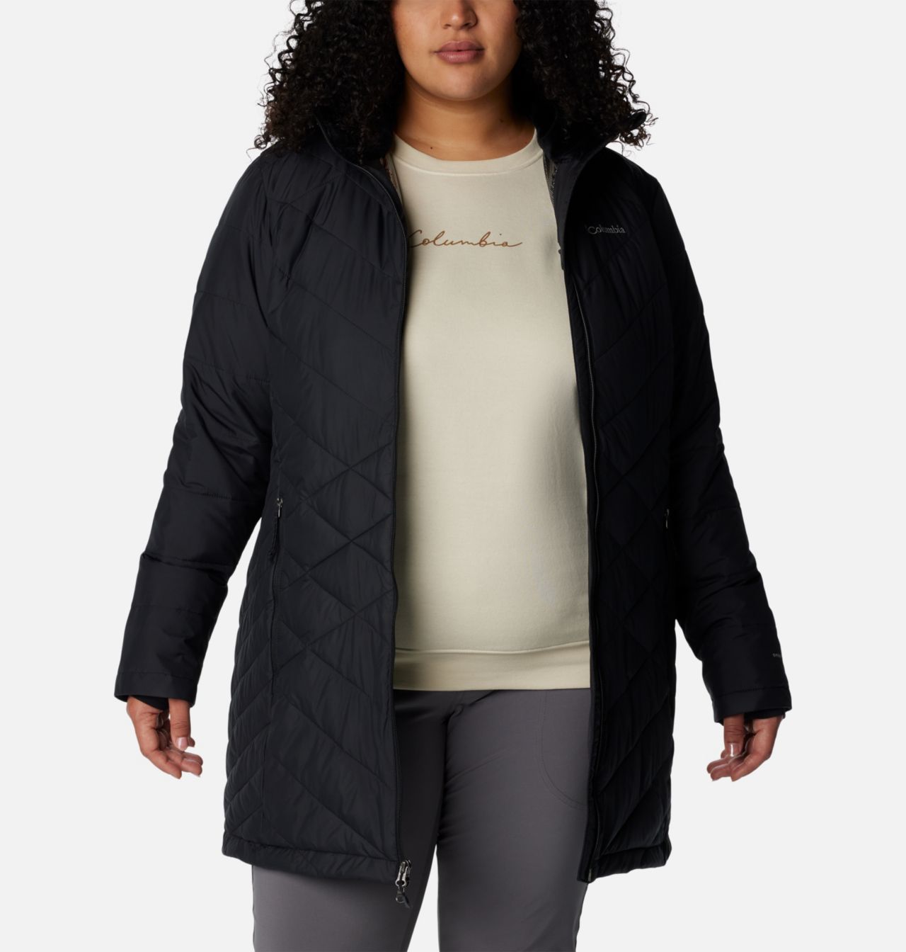 Veste longue à capuchon Heavenly™ pour femme - Grandes tailles 8