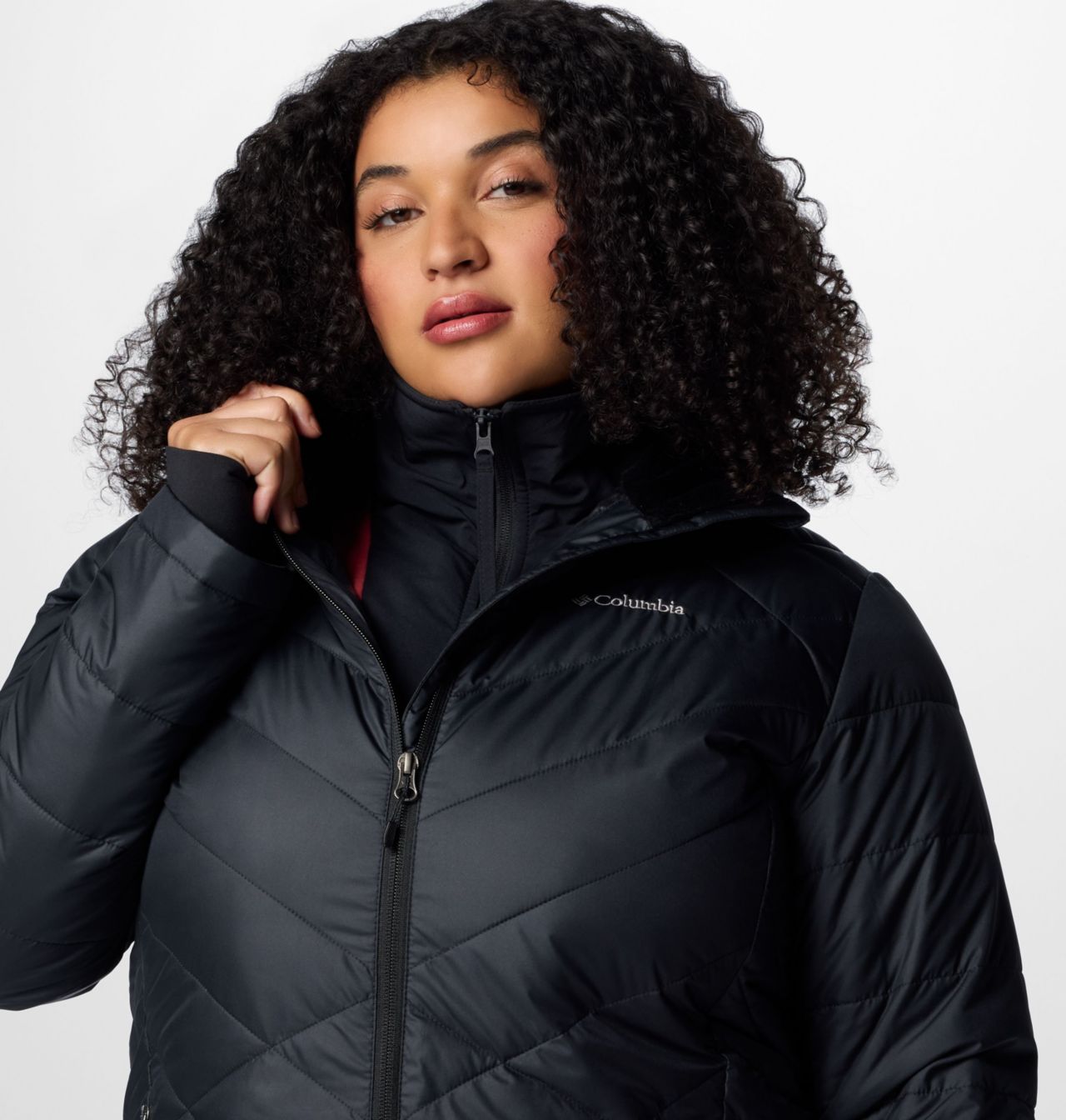 Women's Heavenly™ Long Hooded Jacket - Plus Size | 012 | 2X 5