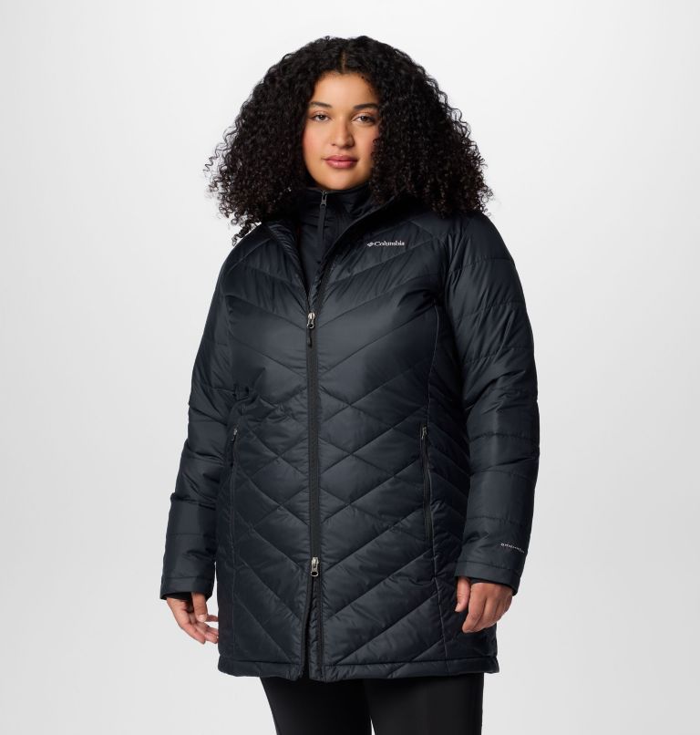 Columbia plus size heavenly long hooded jacket online