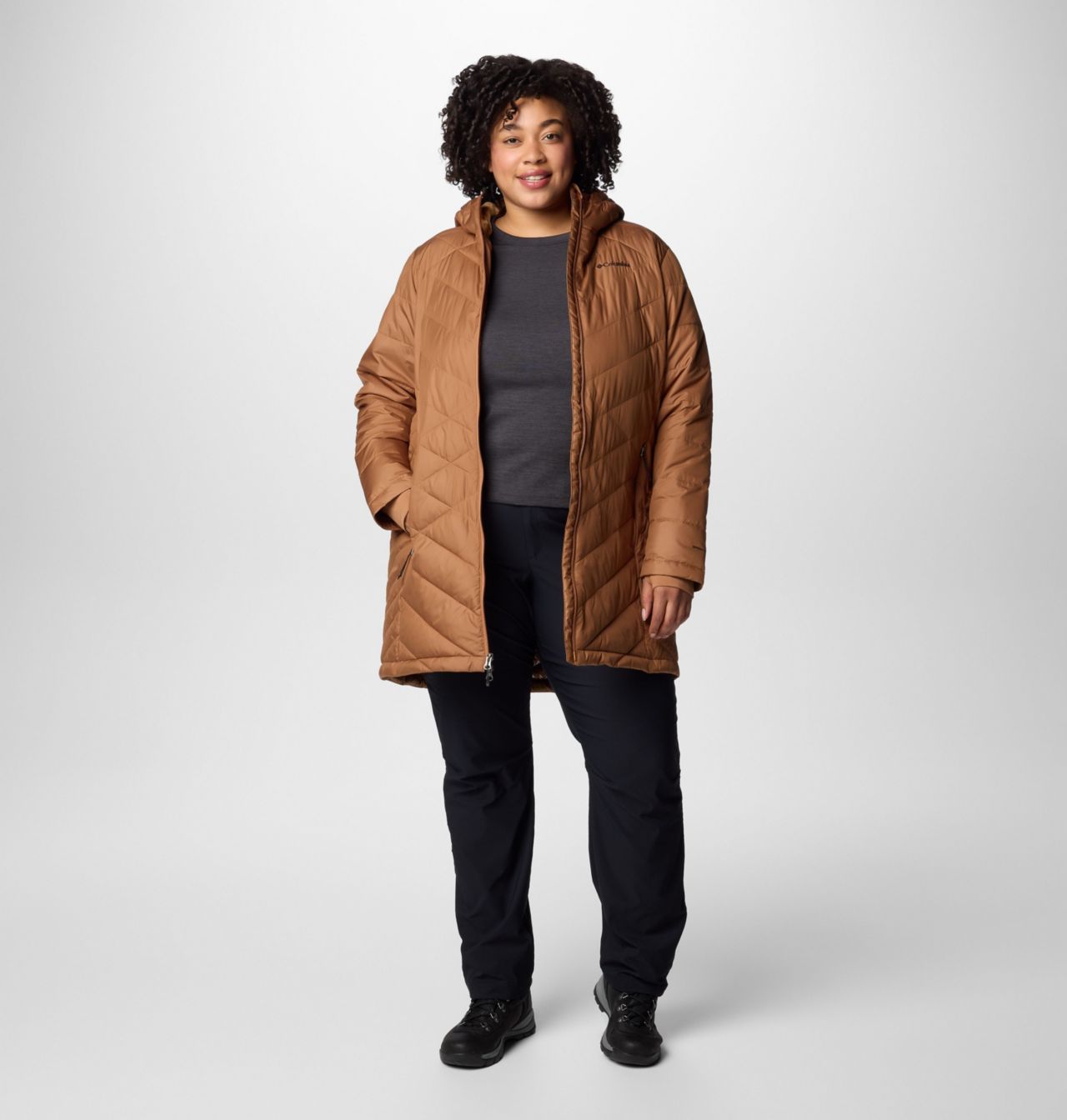 Women's Heavenly™ Long Hooded Jacket - Plus Size | 225 | 2X 3
