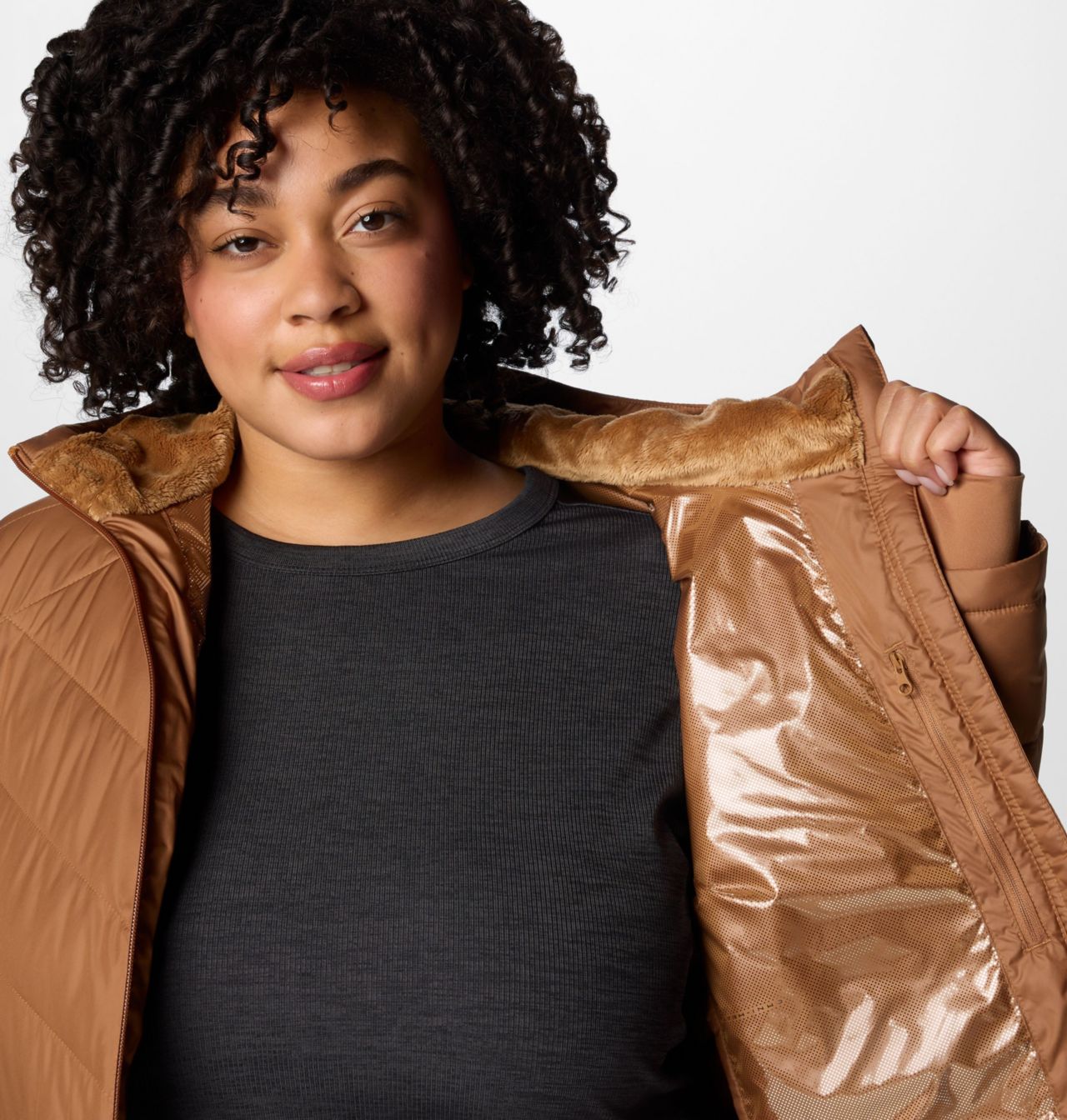 Women's Heavenly™ Long Hooded Jacket - Plus Size | 225 | 2X 7