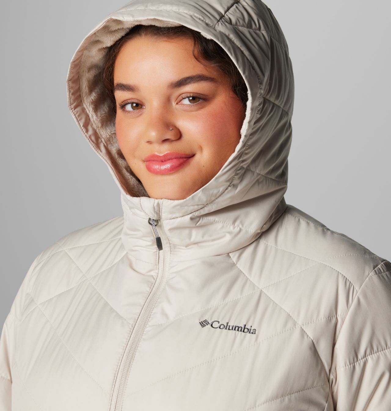 Women's Heavenly™ Long Hooded Jacket - Plus Size 5