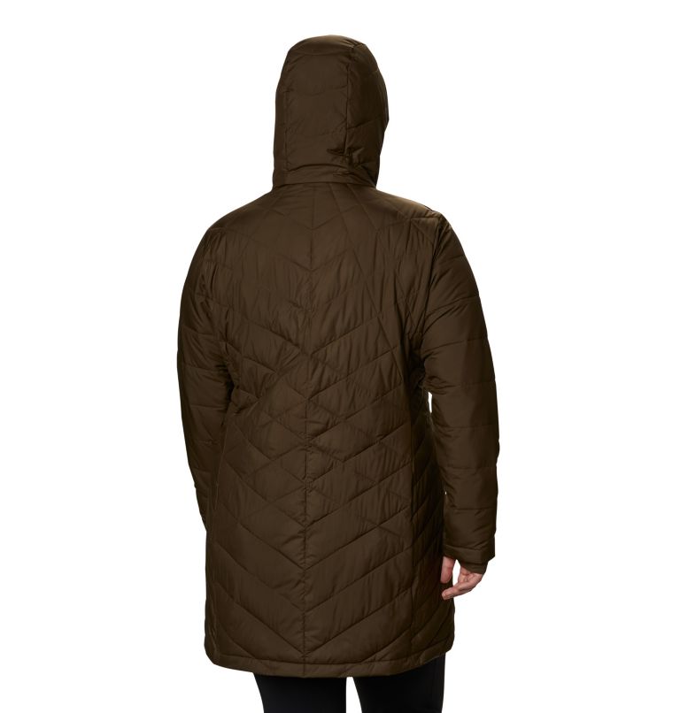 Columbia heavenly long hooded jacket plus hot sale