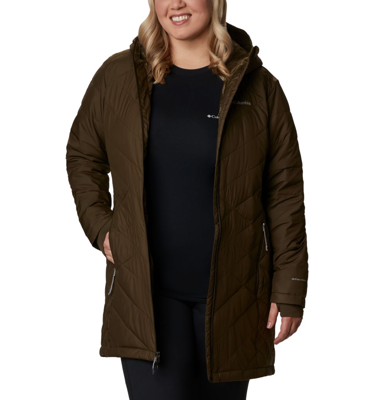 Women's Heavenly™ Long Hooded Jacket - Plus Size 1