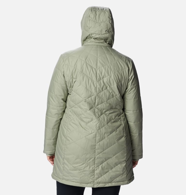 Columbia heavenly long hooded jacket hot sale plus size