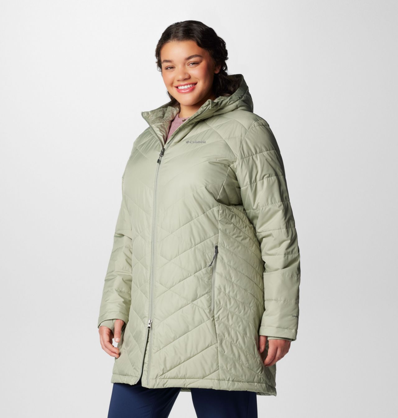 Women's Heavenly™ Long Hooded Jacket - Plus Size 4