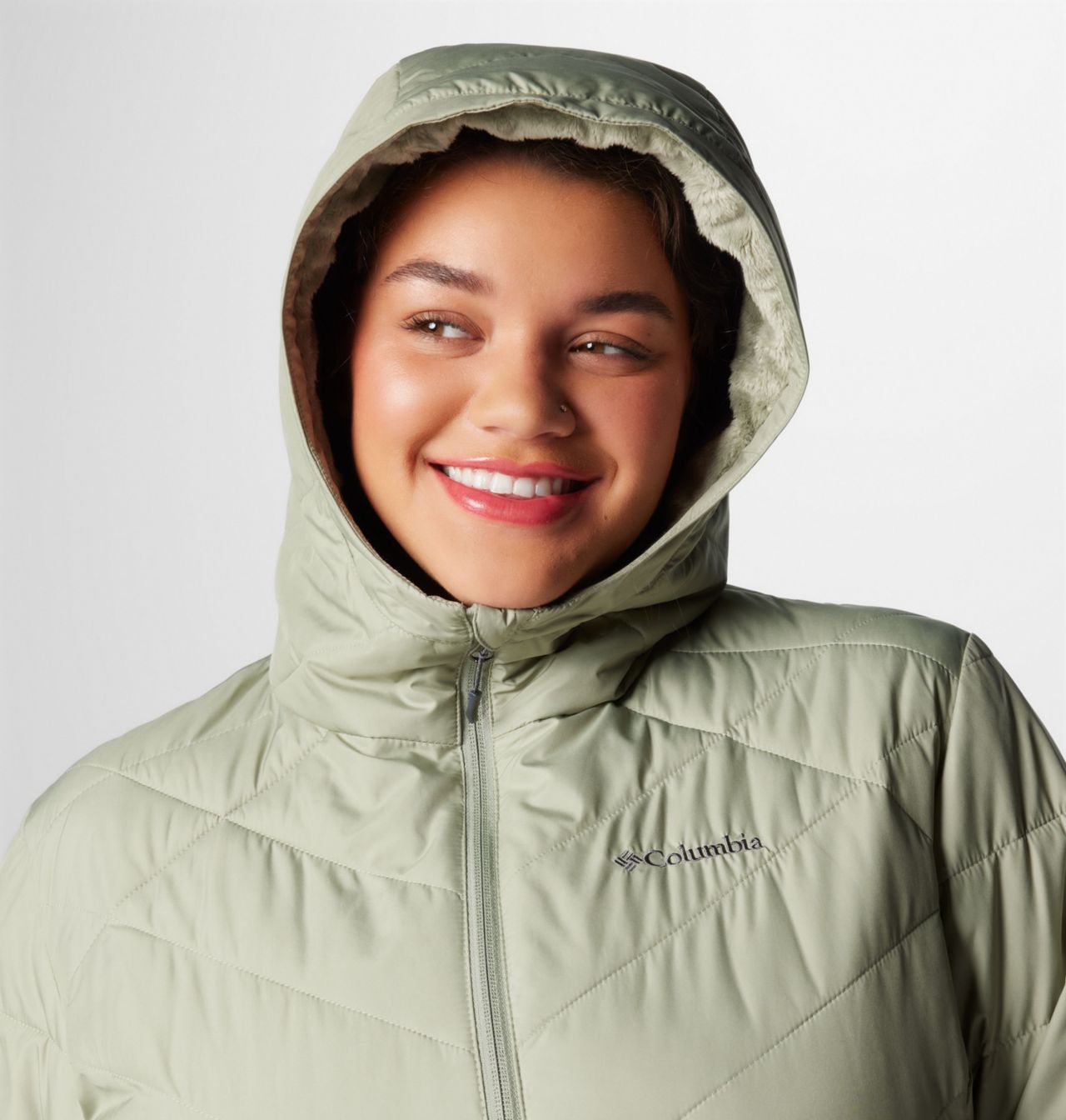Women's Heavenly™ Long Hooded Jacket - Plus Size 5