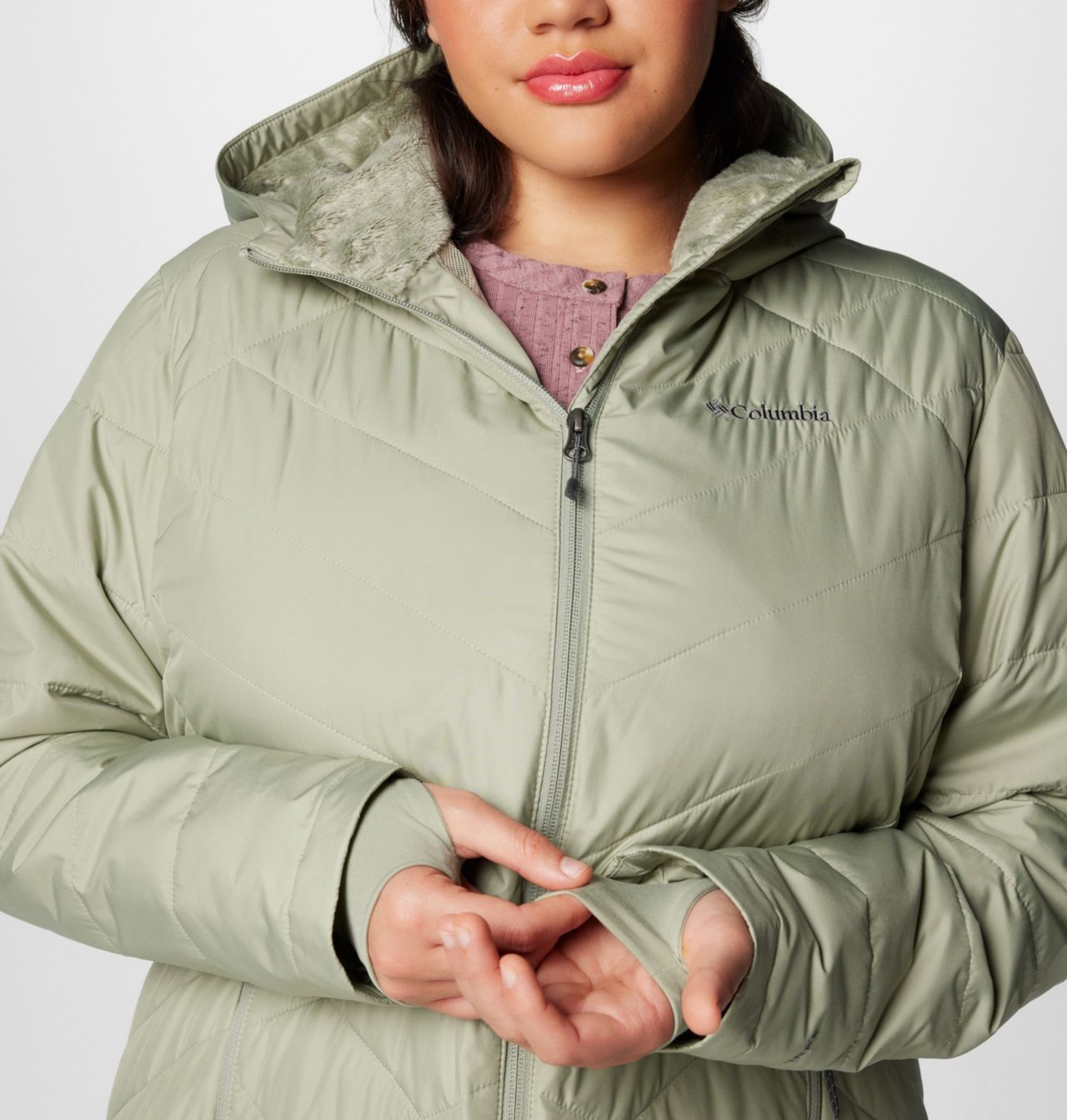 Women's Heavenly™ Long Hooded Jacket - Plus Size 7