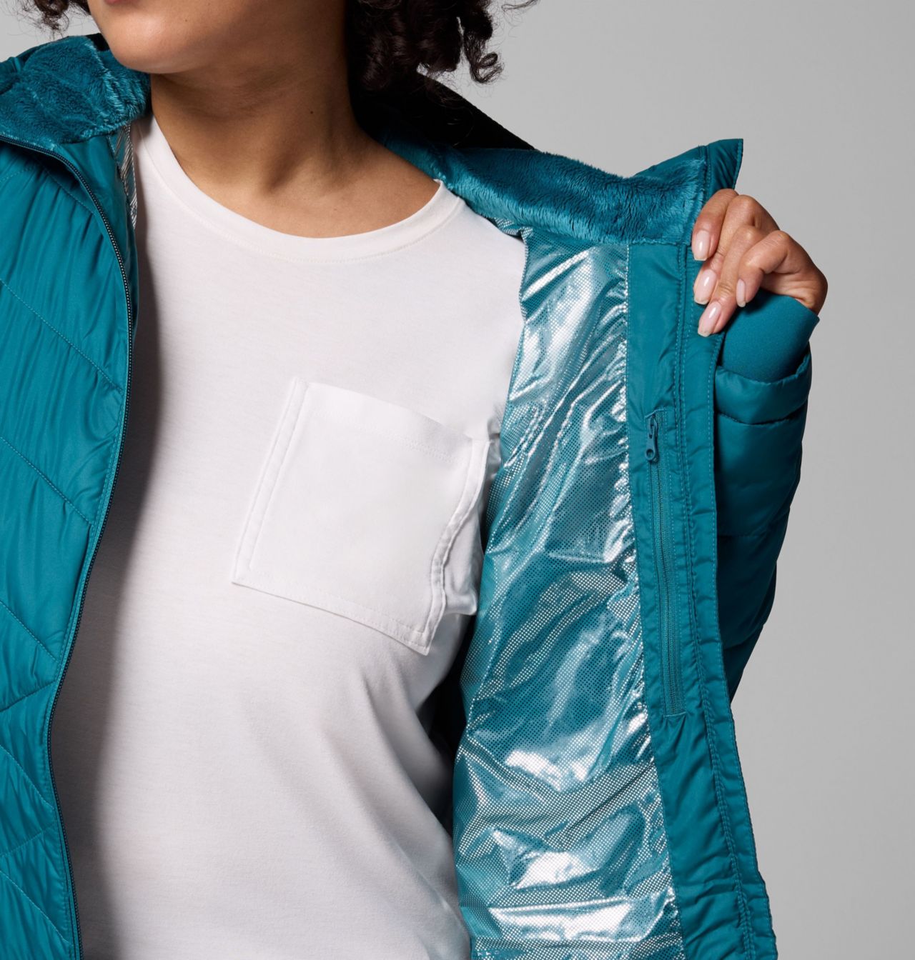 Women's Heavenly™ Long Hooded Jacket - Plus Size 8