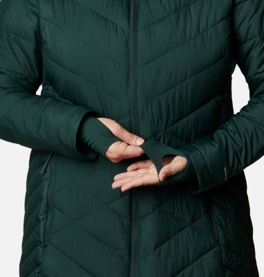 columbia women's heavenly long hooded jacket plus size