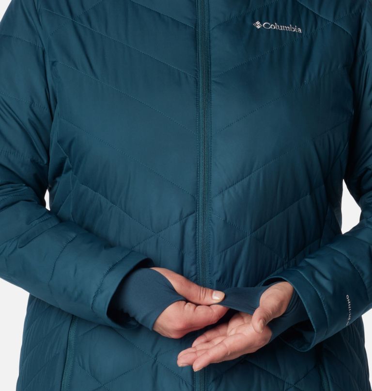 Veste longue à capuchon Heavenly pour femme - Grandes tailles, Color: Night Wave, image 7
