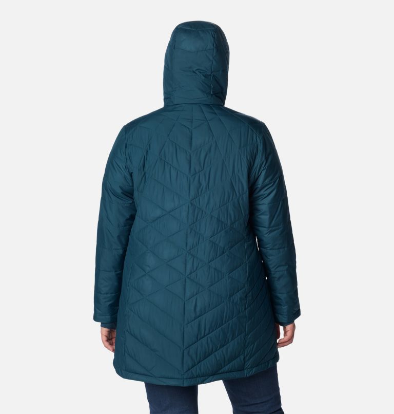 Veste longue à capuchon Heavenly pour femme - Grandes tailles, Color: Night Wave, image 2