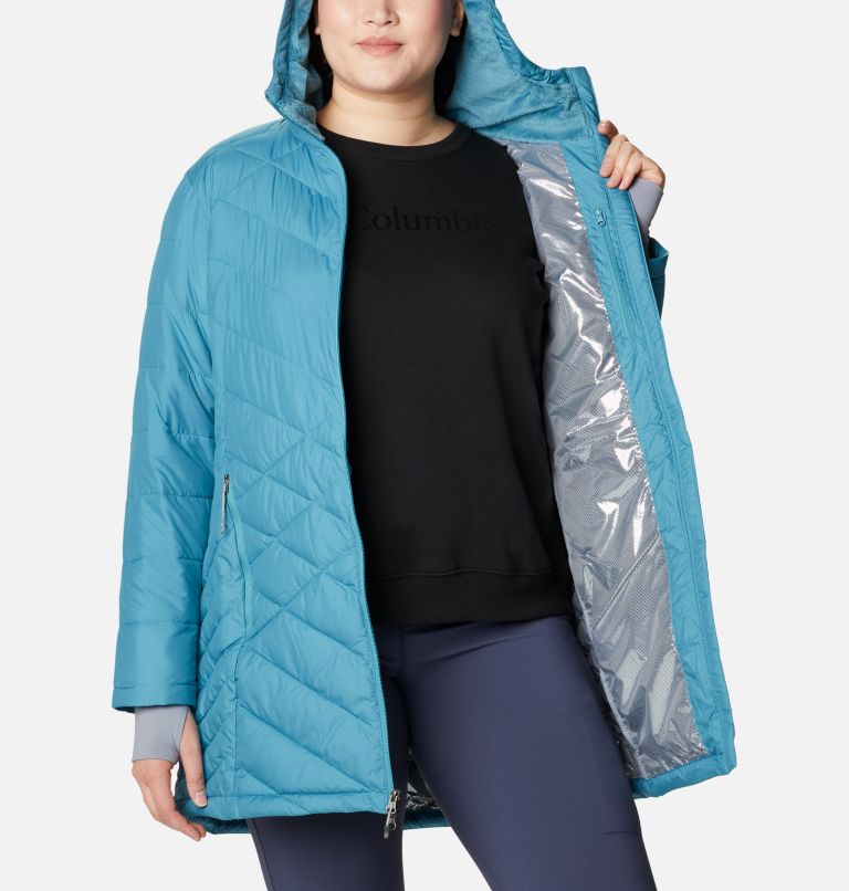 Heavenly Long Hdd Jacket | 430 | 3X, Color: Canyon Blue, image 5