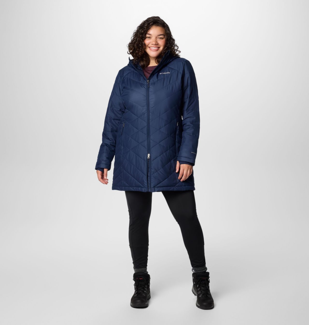 Women's Heavenly™ Long Hooded Jacket - Plus Size | 464 | 2X 3