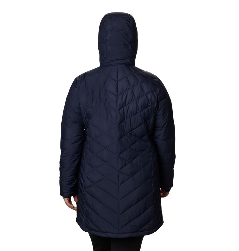 Women's Heavenly Long Hooded Jacket - Plus Size, Color: Dark Nocturnal, image 2