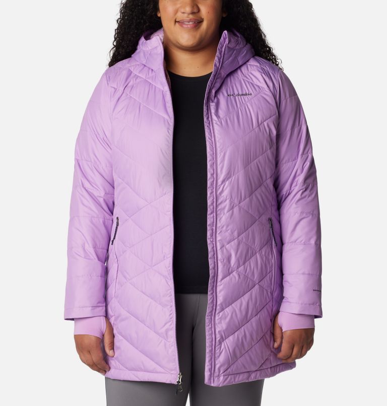 Women's Heavenly Long Hooded Jacket - Plus Size, Color: Gumdrop, image 8
