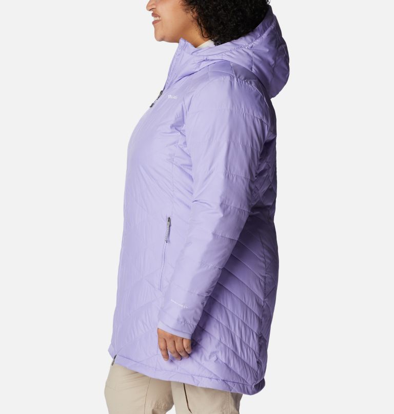 Heavenly Long Hdd Jacket | 535 | 2X, Color: Frosted Purple, image 3