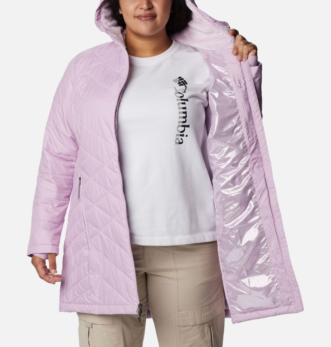Women's Heavenly™ Long Hooded Jacket - Plus Size 5