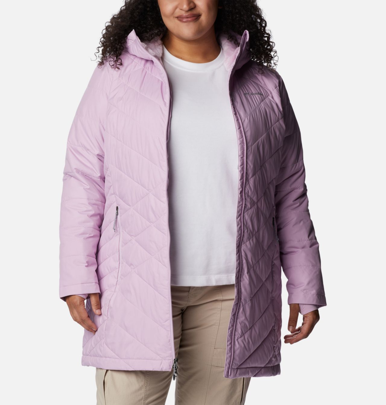 Women's Heavenly™ Long Hooded Jacket - Plus Size 6