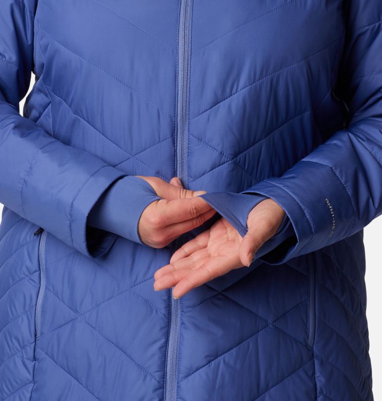 Women's Heavenly Long Hooded Jacket - Plus Size, Color: Eve, image 7
