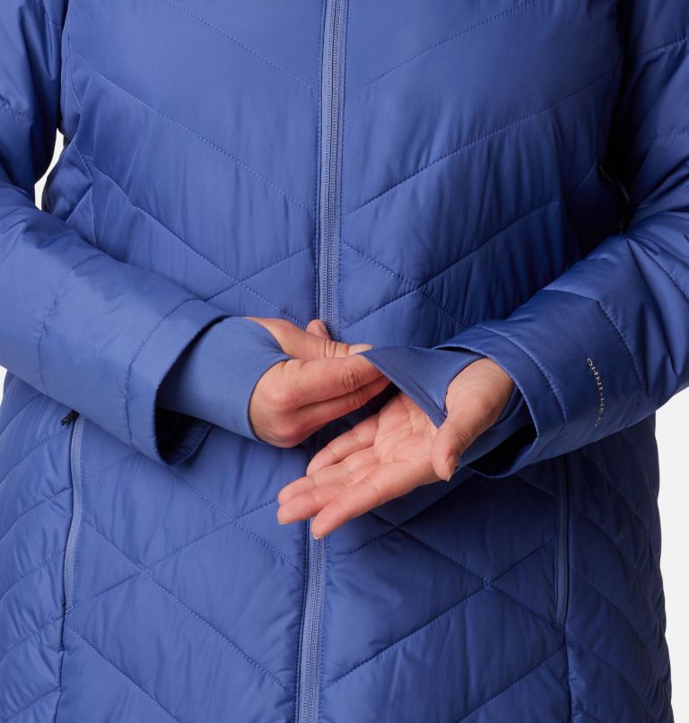 Women's Heavenly™ Long Hooded Jacket - Plus Size | Columbia Sportswear