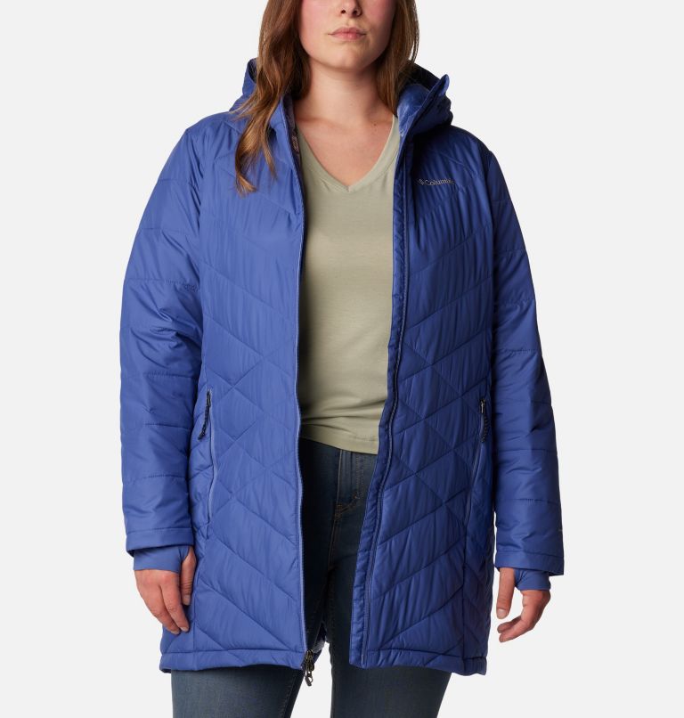 Women's Heavenly™ Long Hooded Jacket - Plus Size | Columbia Sportswear