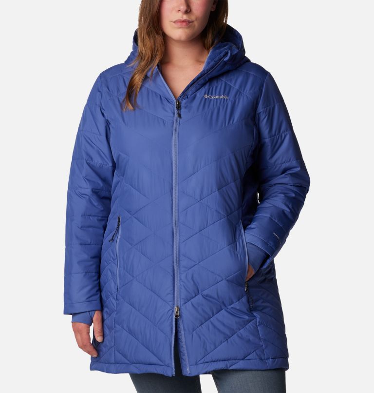 Columbia plus size store heavenly long hooded jacket