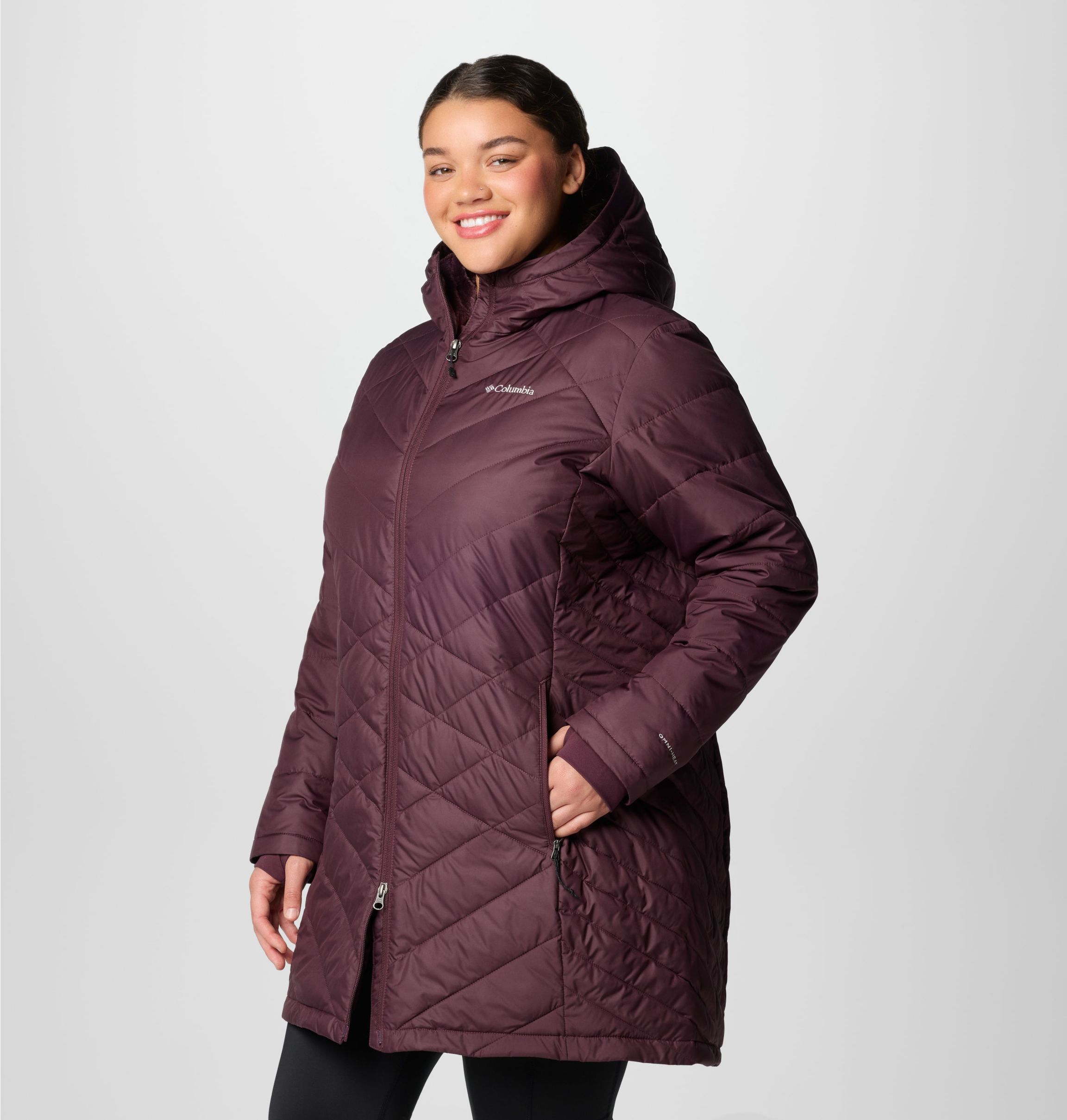 $170+ New Columbia on sale OMNI-HEAT Heavenly Long Hooded Parka Jacket! 3X