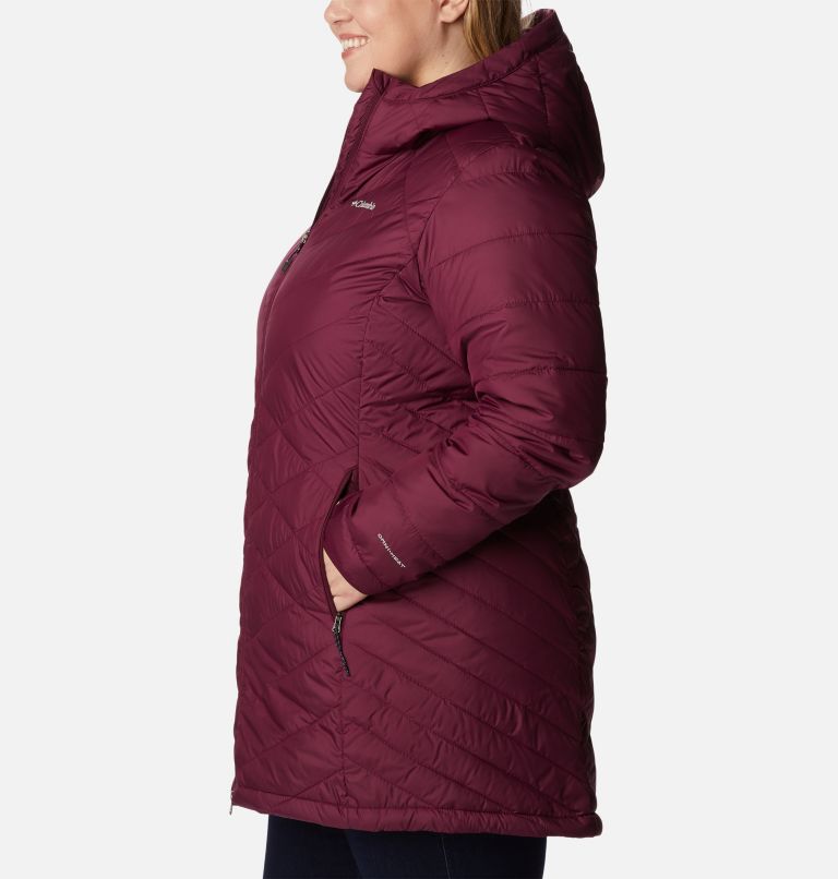 Columbia women's plus size heavenly long hot sale hooded jacket