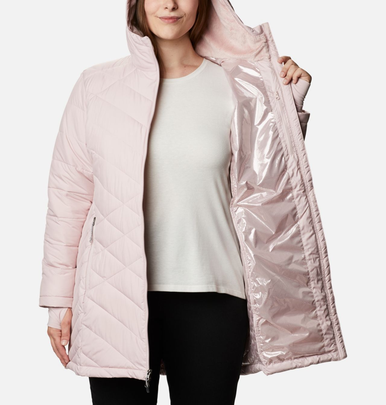 Women's Heavenly™ Long Hooded Jacket - Plus Size 5