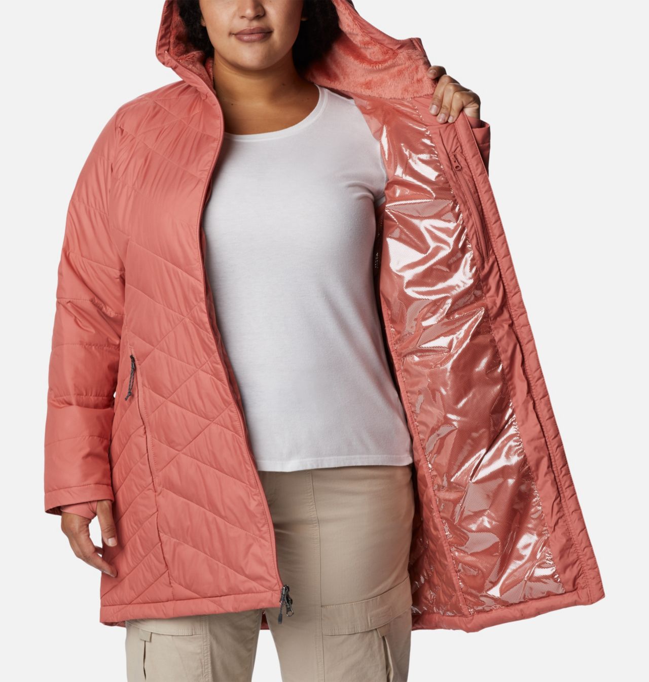 Women's Heavenly™ Long Hooded Jacket - Plus Size 5