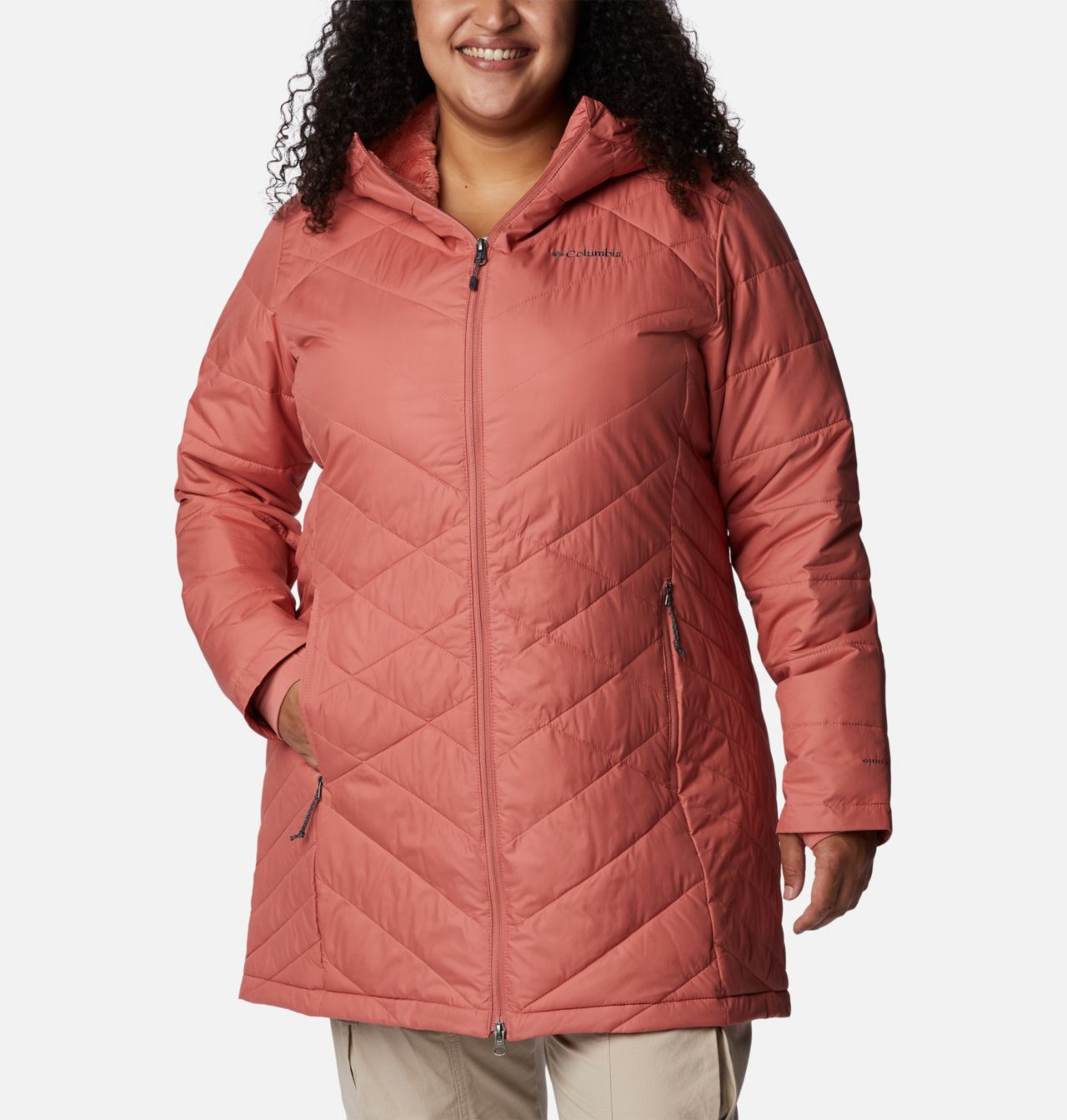 Women's Heavenly™ Long Hooded Jacket - Plus Size 1