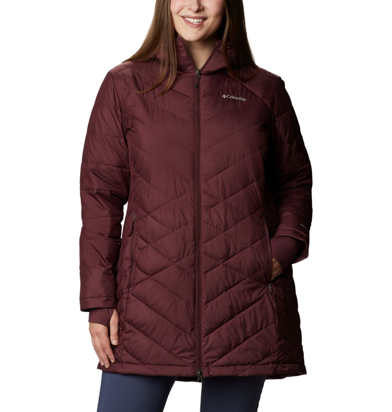Women's Heavenly™ Long Hooded Jacket - Plus Size 1