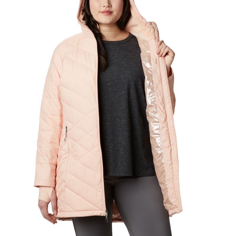 Heavenly Long Hdd Jacket | 870 | 1X, Color: Peach Cloud, image 5