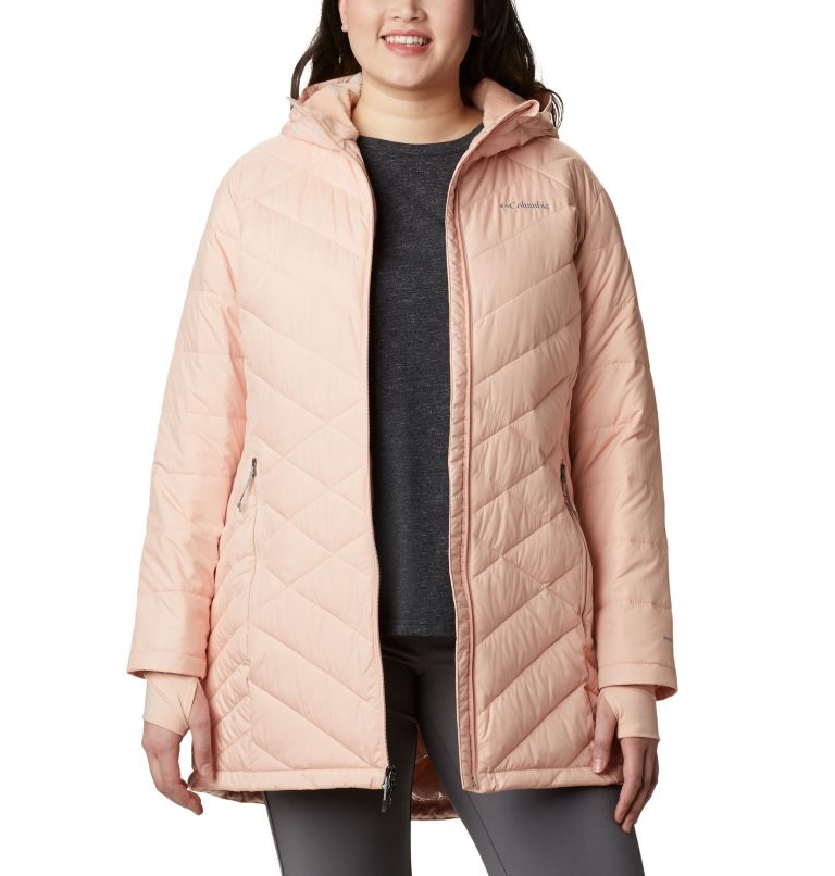 Heavenly Long Hdd Jacket | 870 | 1X, Color: Peach Cloud, image 1